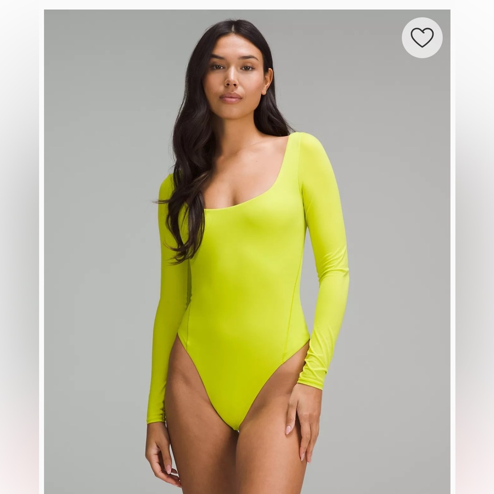 Lululemon Wundermost squareneck bodysuit